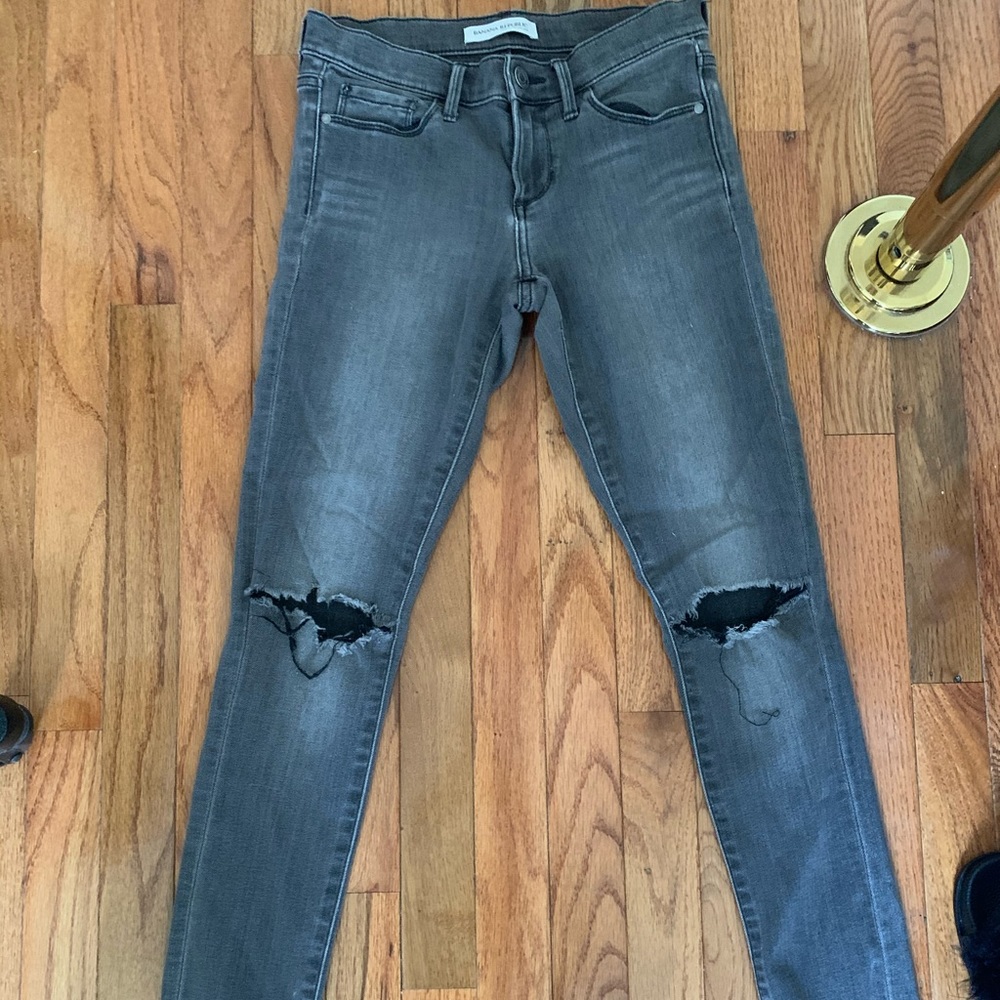 Distressed jeans banana republic